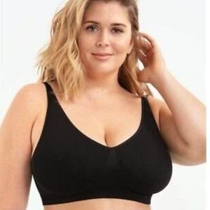 Shapermint Truekind Black Everyday Throw On Wireless Bralette 3X Neutral 91404